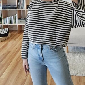 vintage boxy stripe 90s y2k grunge skater boho indie urban knit sweater top